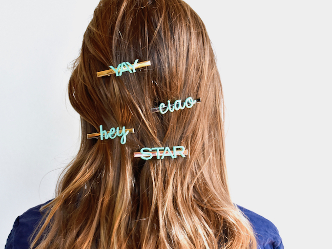 How To Make A DIY Hair Clip To Rock The Season’s Hottest Hair Trend