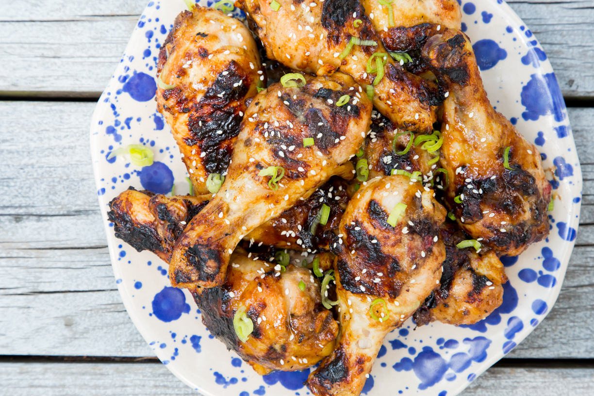 Grilled Asian-Style Drumsticks Recipe