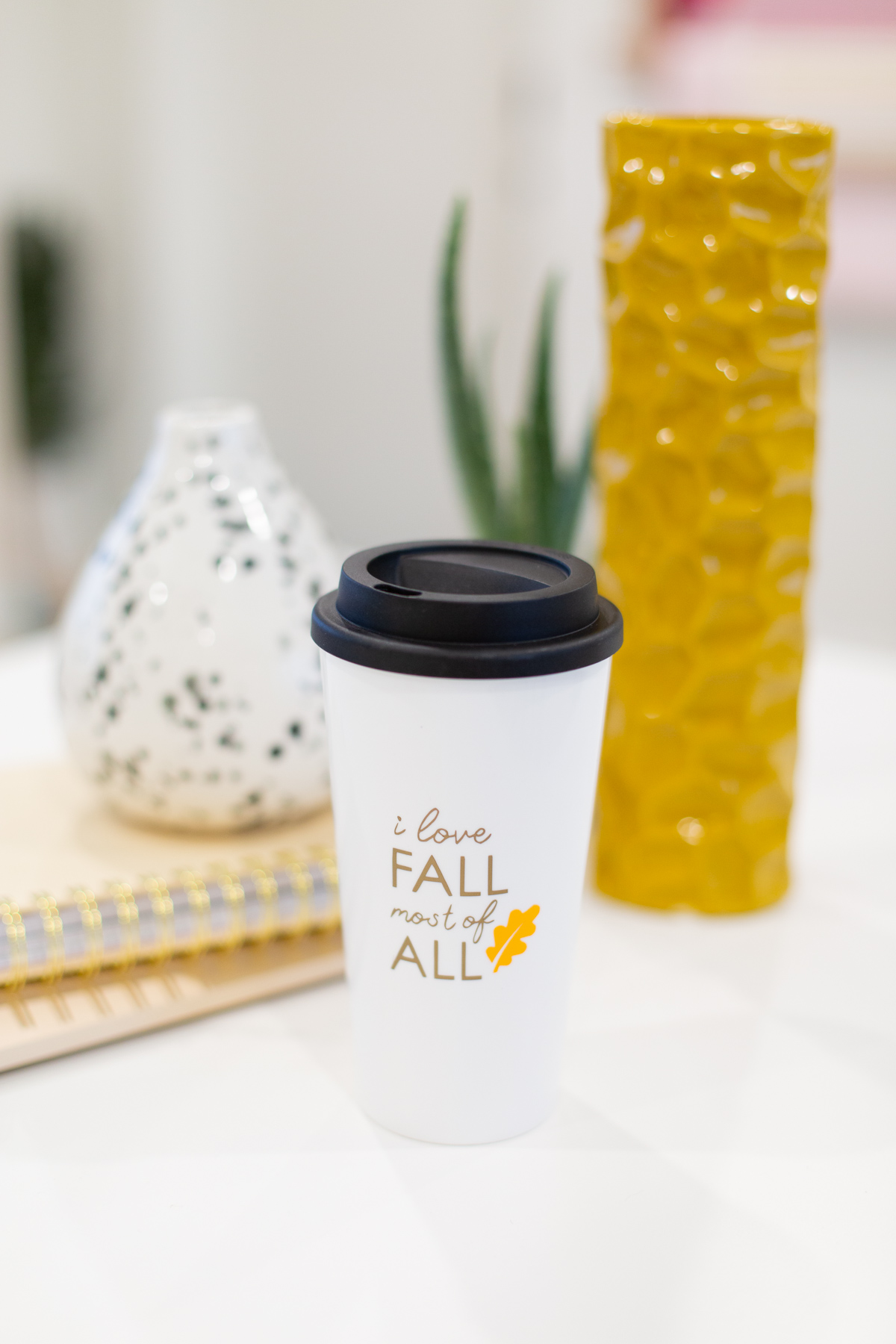 DIY fall travel mug