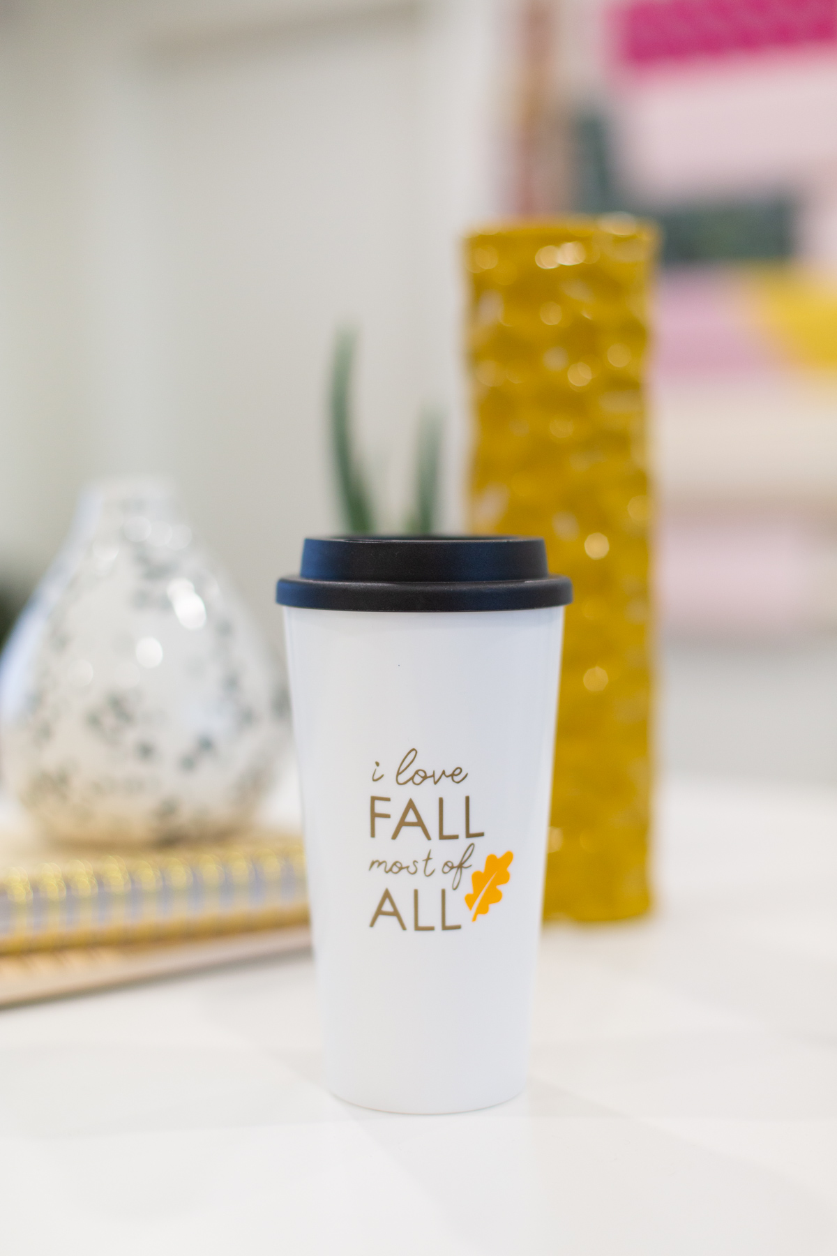 DIY fall travel mug