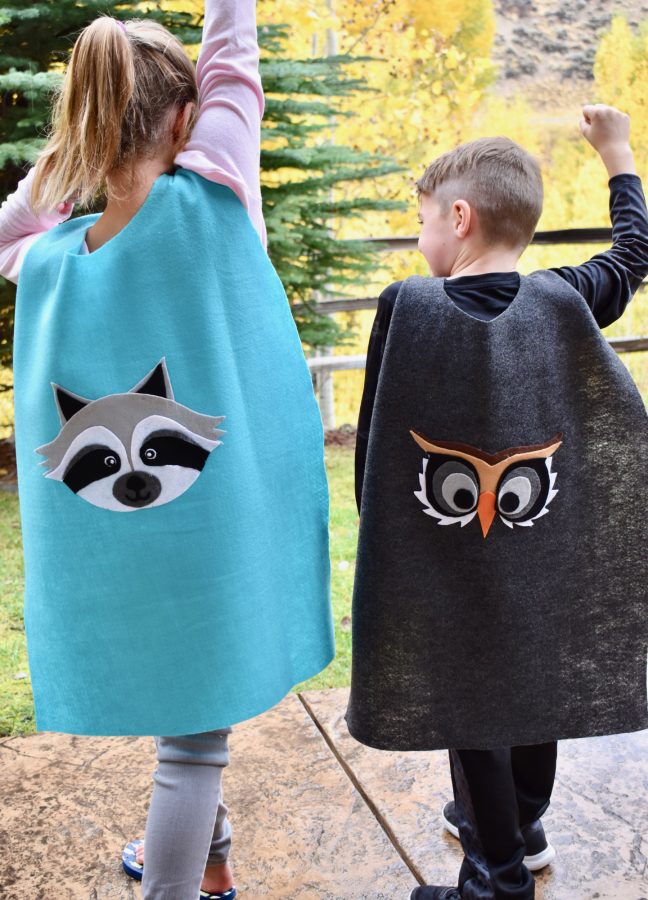 Calling All Superheroes: Make DIY No-Sew Capes This Fall