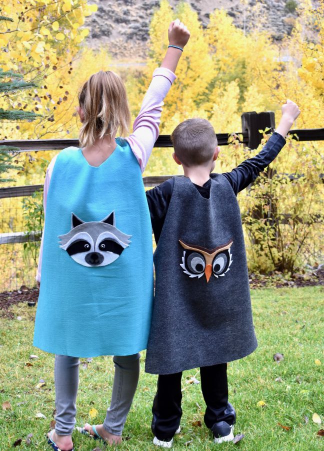 Calling All Superheroes: Make DIY No-Sew Capes This Fall