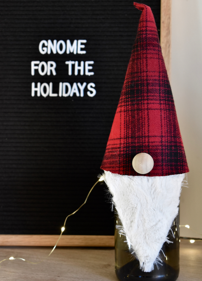 Gnome For The Holidays: Make A DIY Wine Bottle Topper
