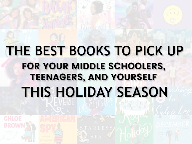 The Best Books to Pick Up This Holiday Season by @letmestart for @itsMomtastic | Holiday gift guide best books for middle schoolers, teenagers, and adults.
