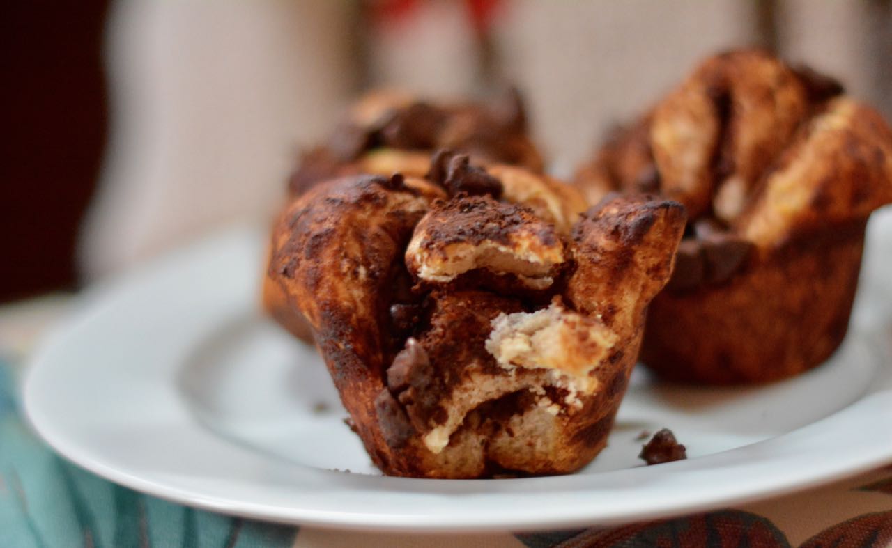 Chocolate Babka Muffins