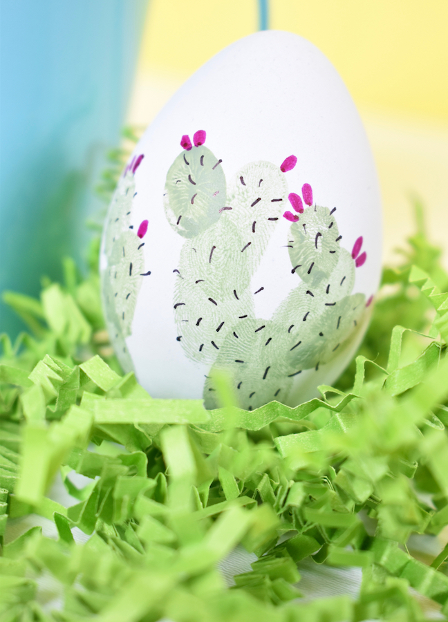 Impress the Easter Bunny With DIY Thumbprint Eggs