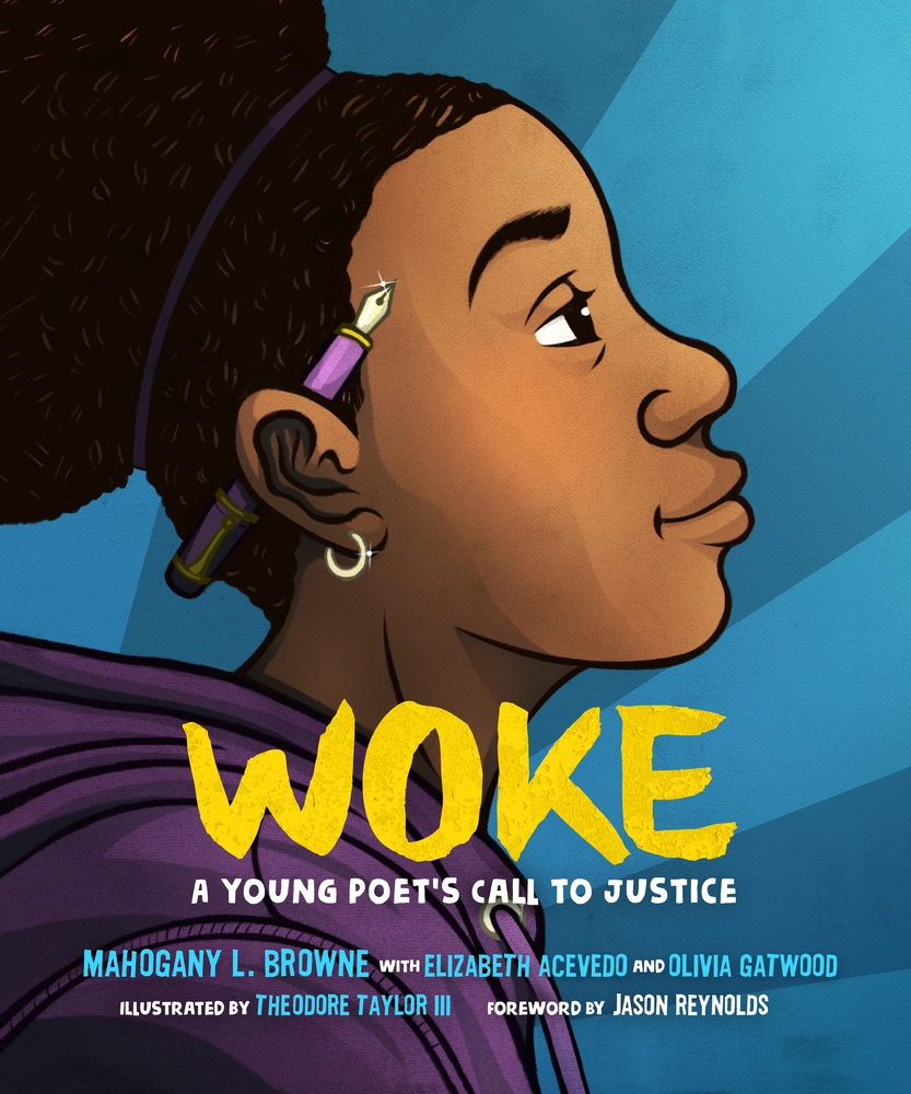 How to Make Sure Your Kids Have a Diverse Bookshelf (and Actually Read from It) @letmestart on @itsMomtastic | Raising readers, kind kids, and encouraging empathy. Featuring the book WOKE: A Young Poet’s Call to Justice by Mahogany L. Browne, Elizabeth Acevedo, Olivia Gatwood, Jason Reynolds; Illustrated by Theodore Taylor III