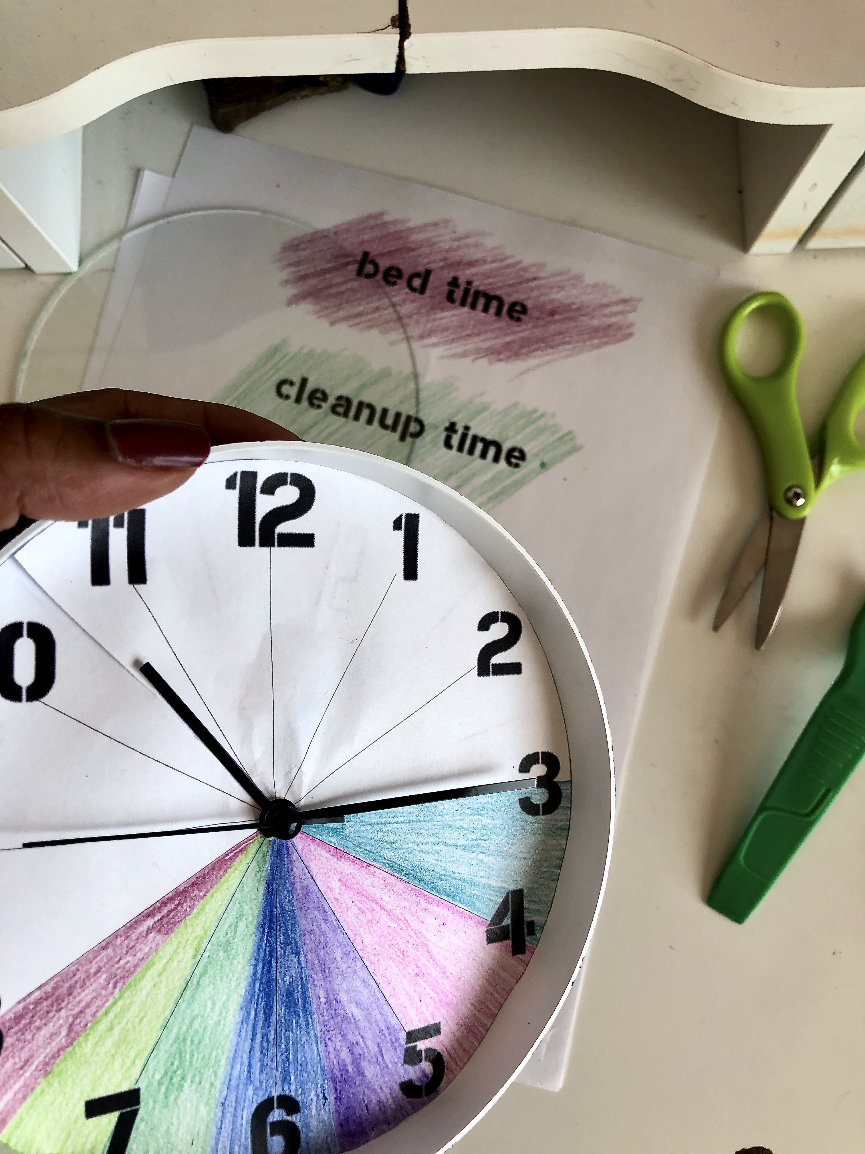 DIY Time Management Clock for Kids
