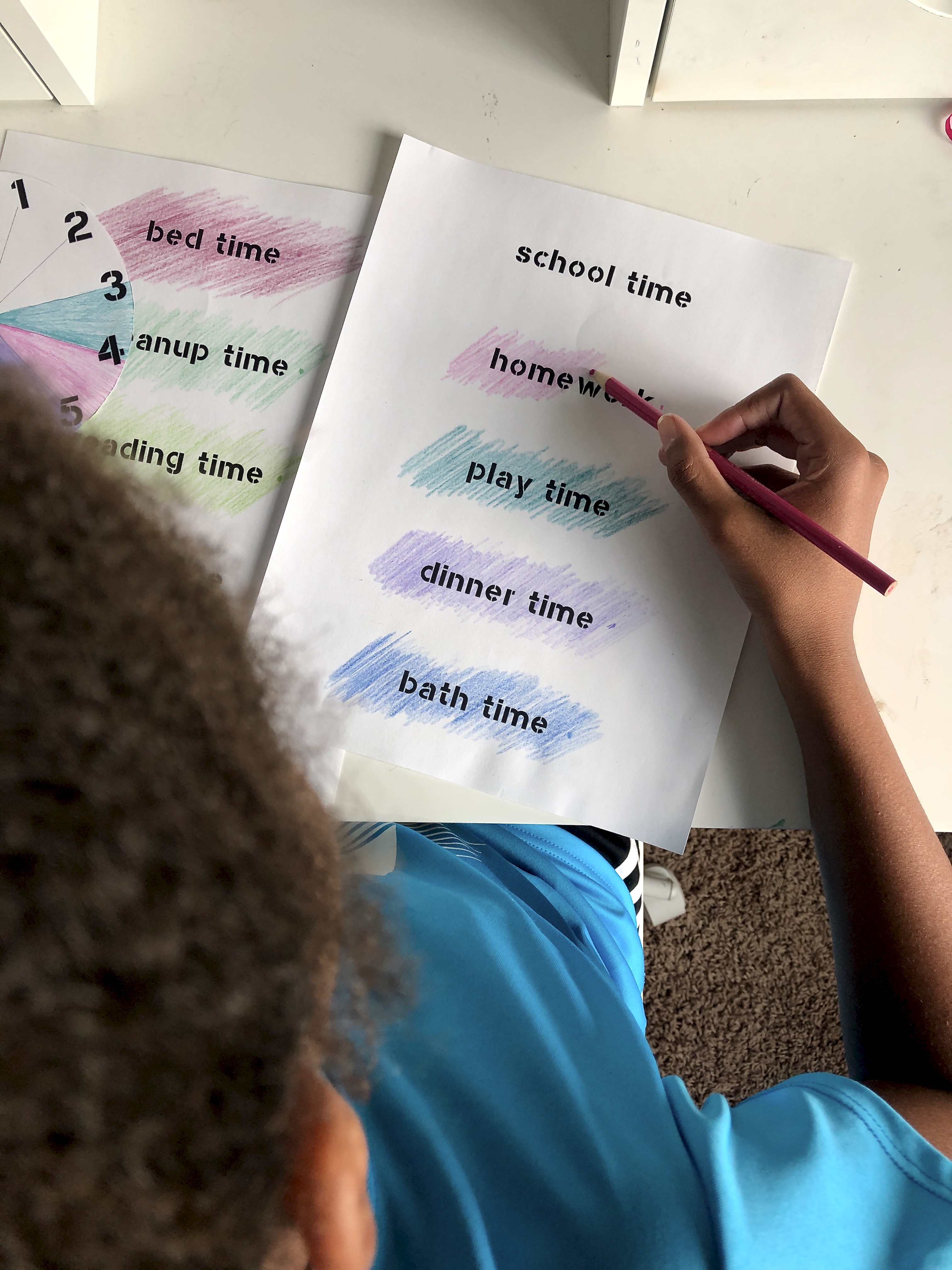 DIY Time Management Clock for Kids