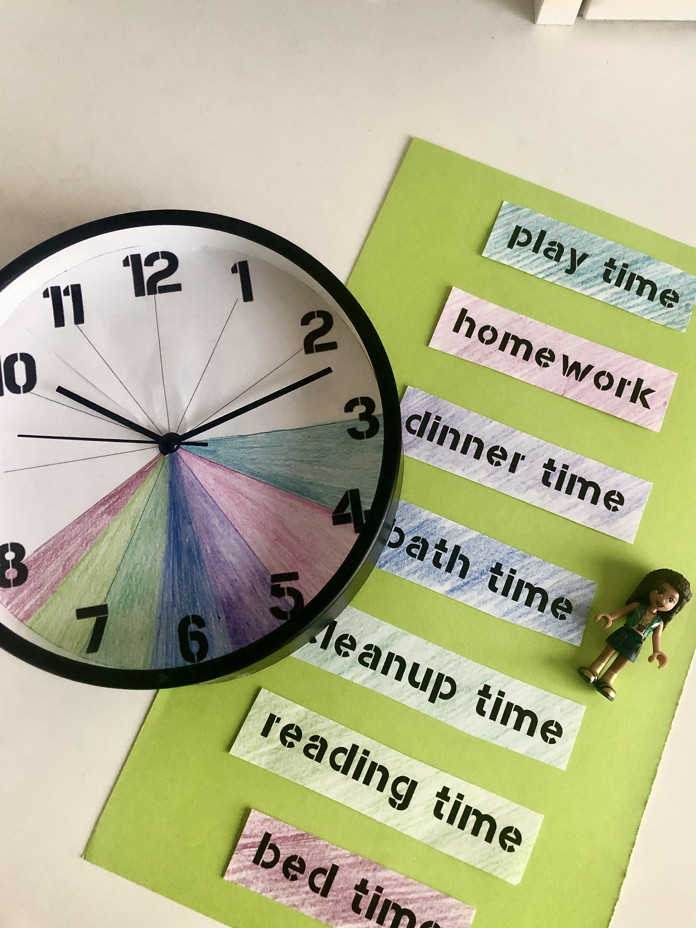 DIY Time Management Clock for Kids