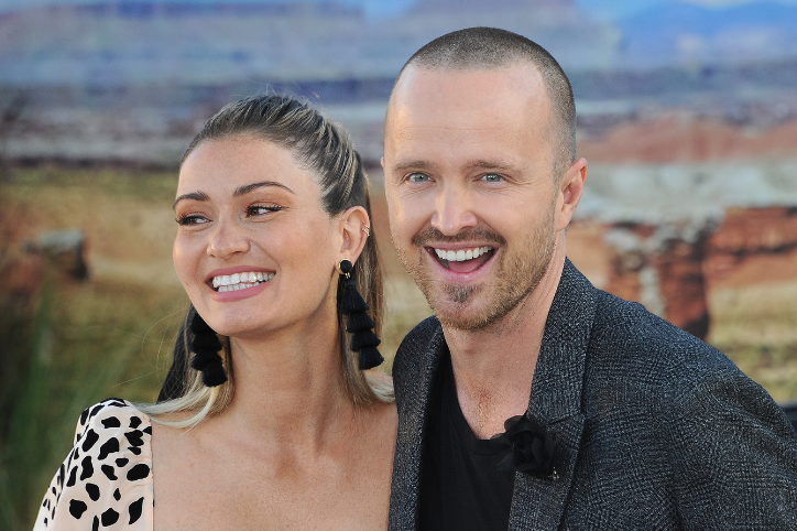 Lauren Paul and Aaron Paul