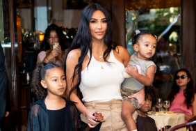 Kim Kardashian With Daughters