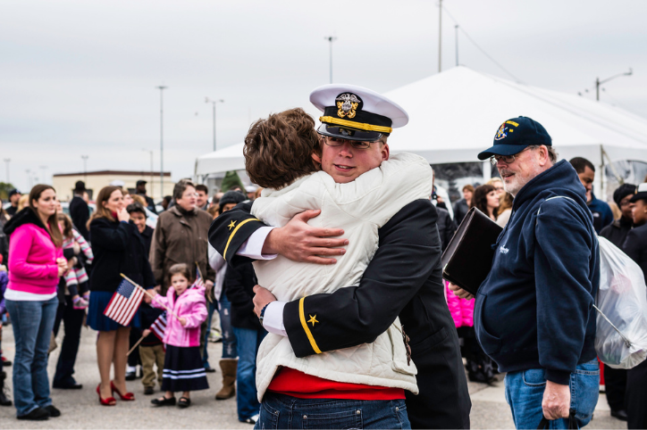 Navy Sailor Returns Home