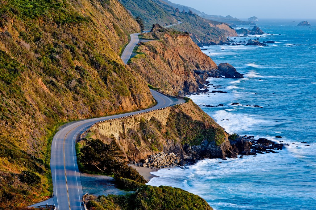 coastal road trips in USA