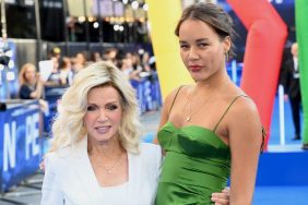 Donna Mills and daughter Chloe attend the UK Premiere Of "NOPE" at Odeon Luxe Leicester Square on July 28, 2022 in London, England.