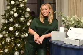 Hilary Duff attends the Below 60° Festive Cocktail Reception at The Maybourne Beverly Hills on December 5, 2023 in Beverly Hills, California.