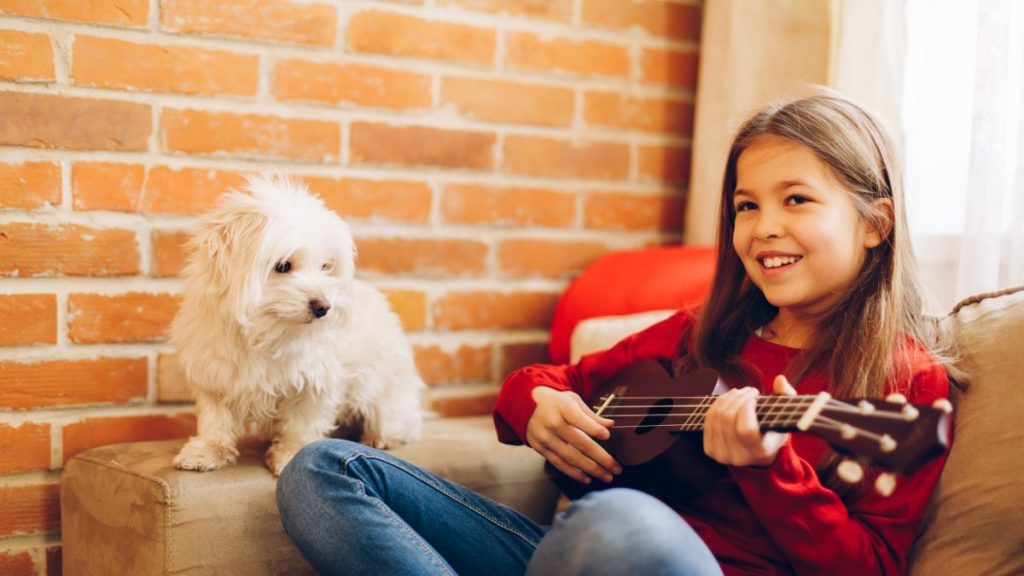 Playing musical instruments is good for kids