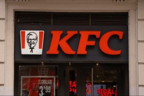 A KFC franchise restaurant in Barcelona, on August 7, 2023, in Barcelona, Catalonia, Spain.