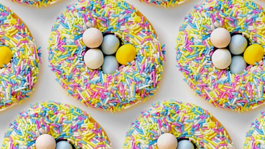 Several Easter Nest Dream Donut with Eggies