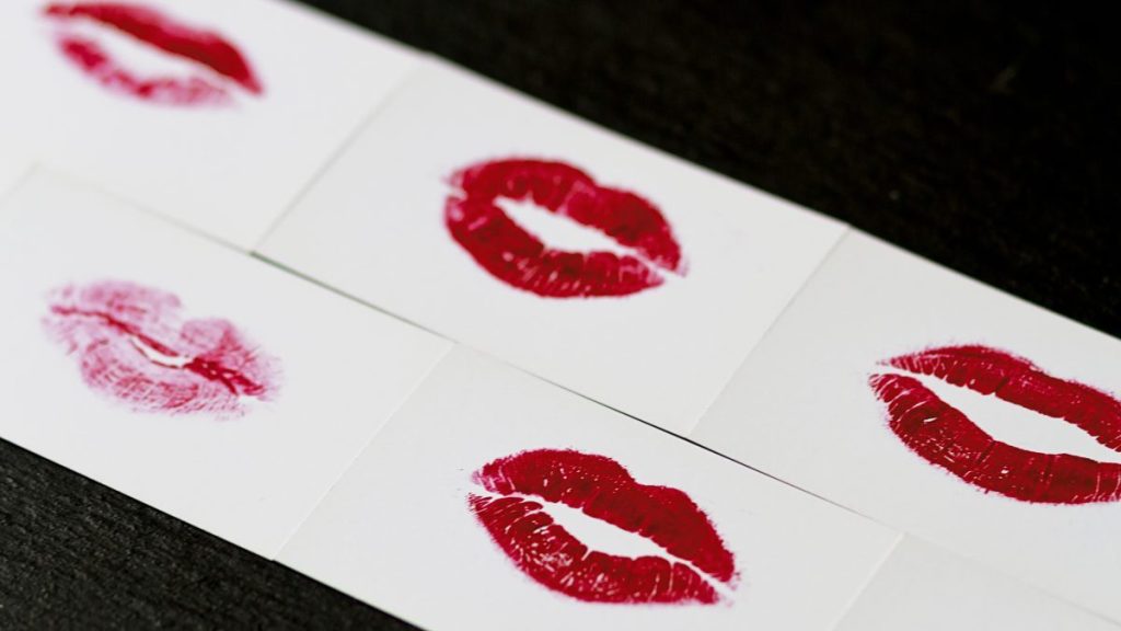 Lip prints