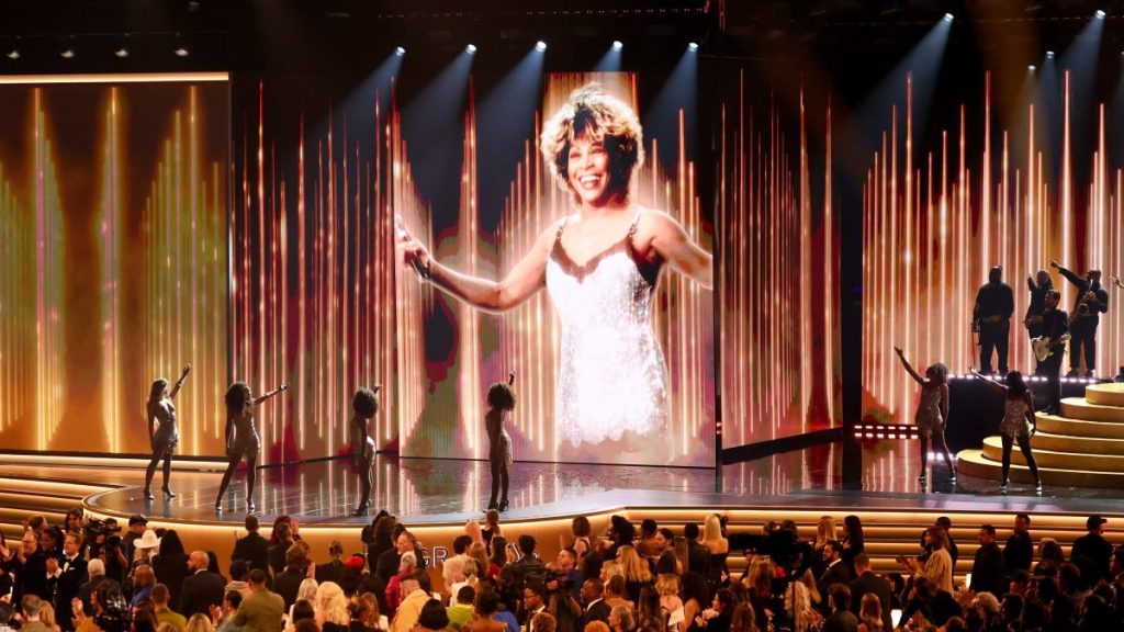Fantasia Barrino performs an homage to Tina Turner onstage at the 66th Annual GRAMMY Awards held at Crypto.com Arena on February 4, 2024 in Los Angeles, California.