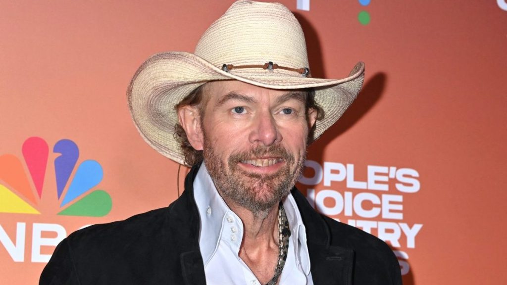 Toby Keith at the 2023 People's Choice Country Awards held at The Grand Ole Opry House on September 28, 2023 in Nashville, Tennessee.