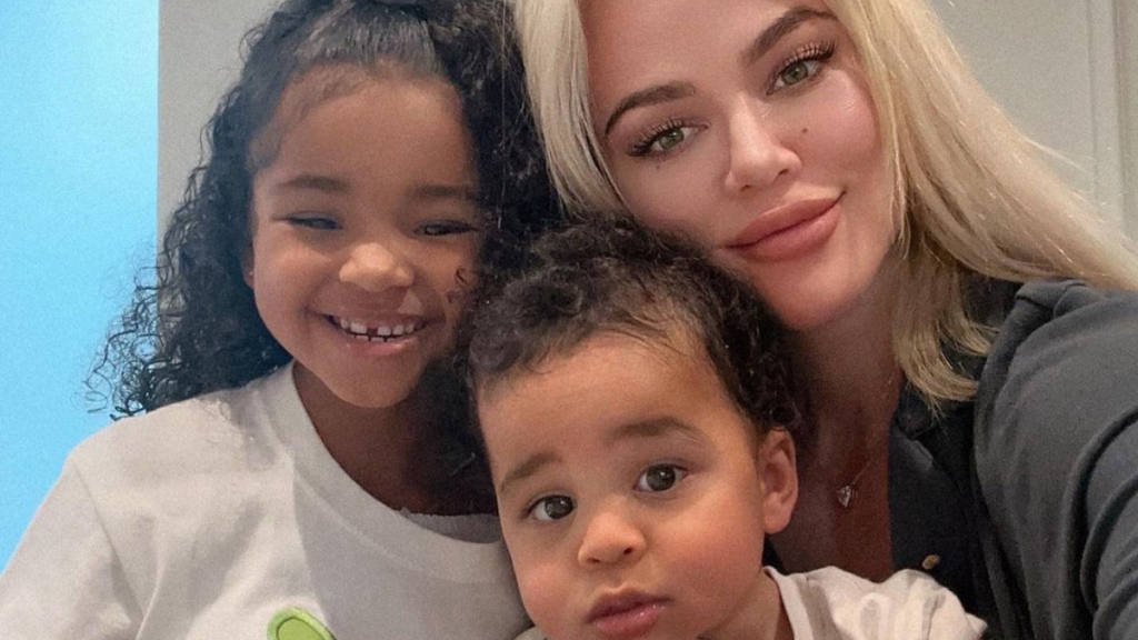 Khloe Kardashian with kids