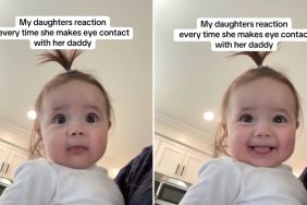 video daughter eye contact dad