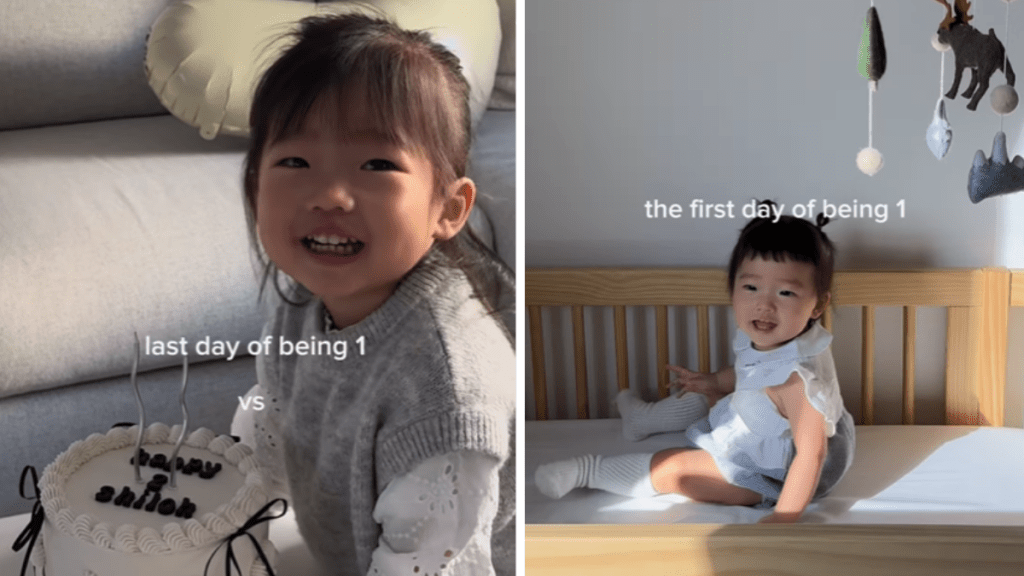 Cute toddler video