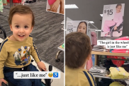 toddler wheelchair video