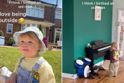 mom son parenting video