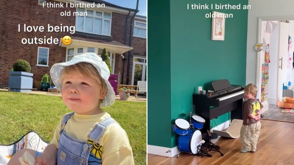 mom son parenting video