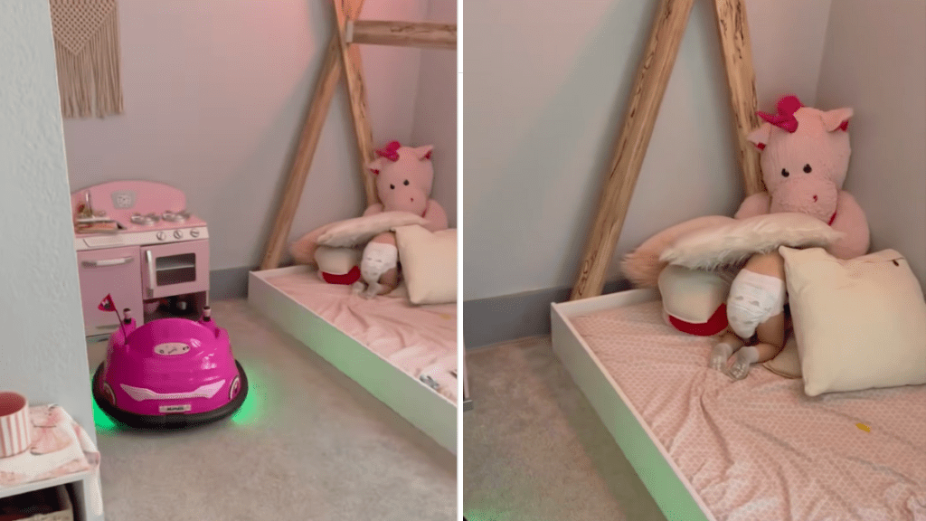 baby hiding video