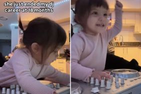 toddler dad DJ video