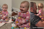 Video of Baby Being All Smiles When Dad Walks in