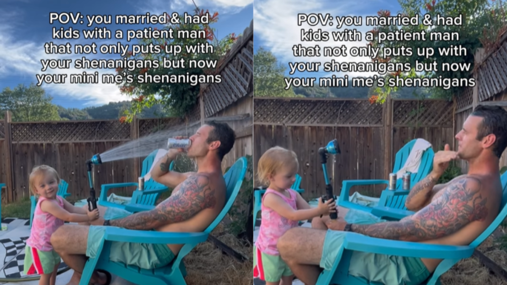 dad daughter funny video
