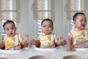 Baby tries banana video