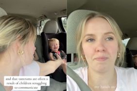 Mom handles her toddler's tantrums by staying calm in viral parenting video