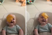 baby laughing
