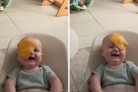 baby laughing