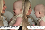 Adorable mom and baby video