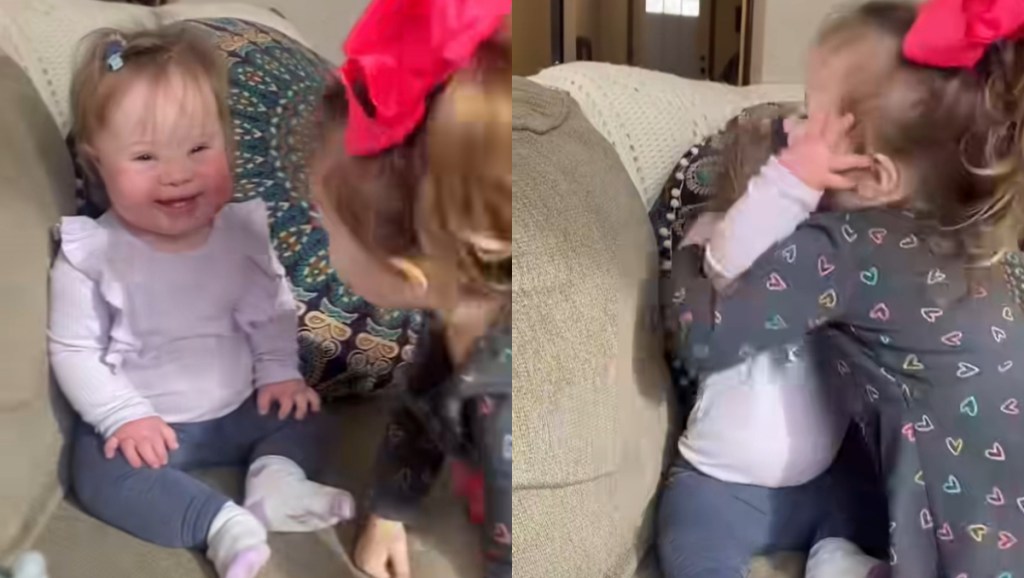 Video Shows Little Sisters Reuniting & It's As Wholesome As It Gets
