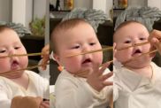 mom baby video