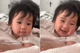 mom baby bed bug video