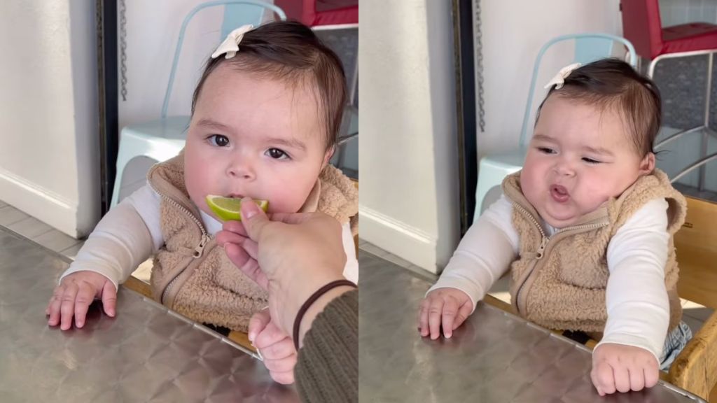 Mom shares throwback video of her baby girl's first time trying lime and her reaction is spot on