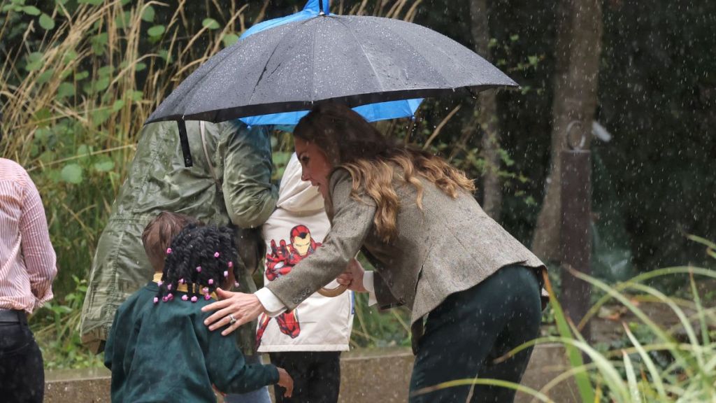 Catherine, Princess of Wales during her visit to the Natural History Museum's newly renovated gardens on September 04, 2025 in London, England.