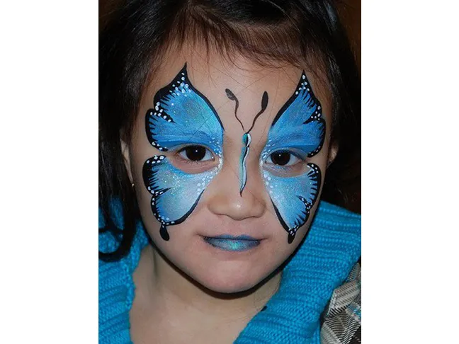 Butterfly face paint