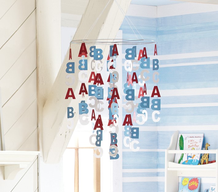 ABC Paper Mobile Nursery Decor