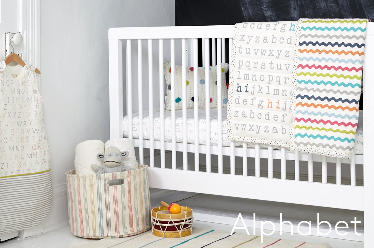 Alphabet Blanket Nursery Decor