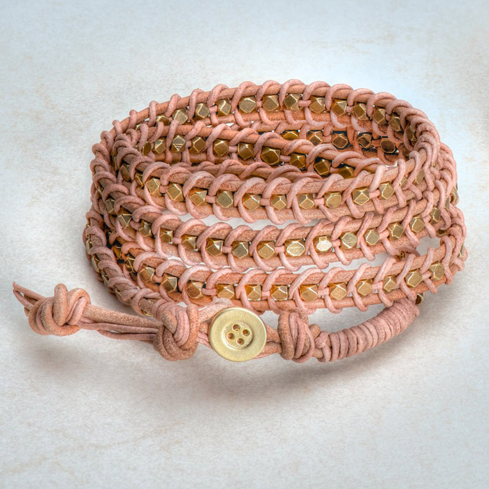 Leather Wrap Around Friendship Bracelet